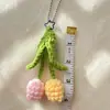 Nuevo Llavero Colgante de Tulipán Tejido a Mano Estilo Fresco Ins Colgante Pequeño Creativo Colgante para Bolso Venta al por Mayor