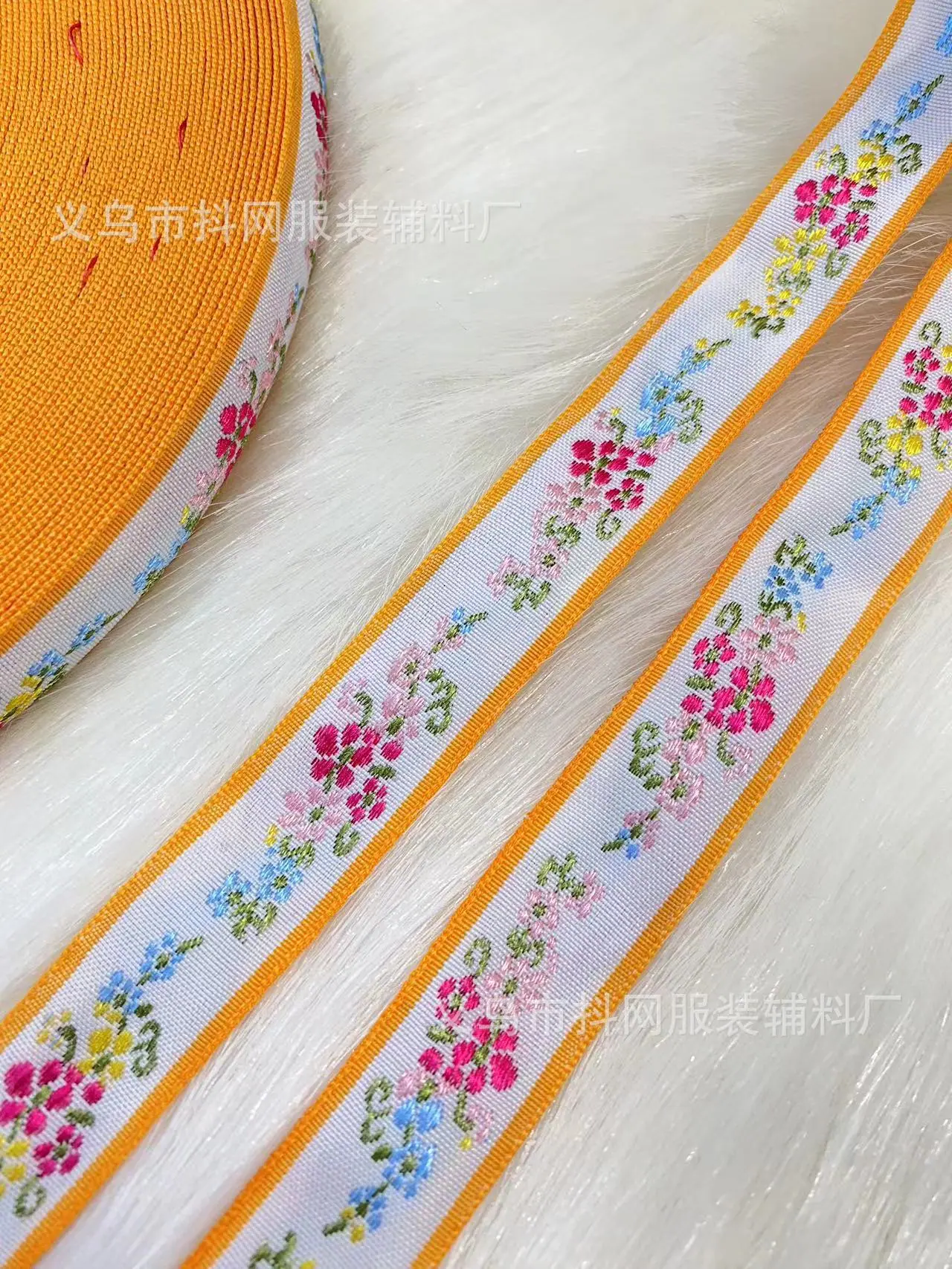2cm提花刺绣织带