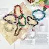 Pulsera de grava pulida de piedra bruta de cristal natural, pulsera de cuentas irregulares, joyería DIY transfronteriza, venta al por mayor de gran demanda transfronteriza