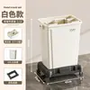 Carro de Basura para Cocina Comercial con Ruedas para Restaurantes, Cubo de Basura Grande de 60 Litros, Carro para Recolección de Alimentos