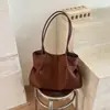 Bolsa tote de lona casual estilo coreano Ruien para mulheres, nova coleção outono 2026, grande capacidade, adequada para o dia a dia