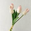 Tulipán de simulación avanzada PU5, novia con flor, material floral para decoración de interiores de restaurante