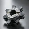 Engrenagem de transportador raspador de mineração feita de aço-liga, resistente ao desgaste e durável, engrenagens de 7 e 8 dentes, peças de máquinas de mineração