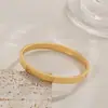 Pulsera Transfronteriza de Acero Inoxidable Europea y Americana Pulsera de Hombre Acero de Titanio Forma de Huevo de Cierre para Mujer Forma de Oro Pulsera Estilo Coreano Nicho 6mm