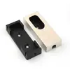 Soporte Combinado de Aleación de Zinc de Fábrica para Ropa Base de Barra para Ropa de Armario Asiento de Brida Tipo Tubo Plano Engrosado Asiento para Tubo de Ropa