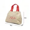 Bolsa Tote de Juta Versátil Casual Bolsa de Ombro Todas as Categorias Bolsas Customização Comércio Doméstico e Estrangeiro Processamento OEM Marca Própria