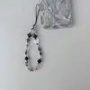 Capa Inspirada em Celebridade Coração Preto Frio Corrente para Celular Acessório de Capa de Celular Curta Estilo Escuro Cordão para Câmera Ccd