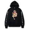 ONE PIECE ONE PIECE Monkey D. Sudadera con Capucha y Estampado Térmico 2D Divertida de Luffy Transfronteriza