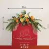 Nuevo Estilo Chino Señal de Agua Artificial Juego Completo de Trípode Floral Bolsa de Papel Combinación de Flores Celebración de Inauguración de Exposición Metabo