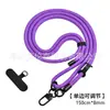Cuerda para Colgar Teléfono Móvil de 8 mm para Colgar en el Cuello, Cruzada, Ajustable, Desmontable, Cuerda Trenzada, Cuerda para Colgar Funda de Teléfono Móvil, Cámara Anti-Pérdida, Cuerda Redonda