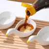 Plato Pequeño para Salsa de Dibujos Animados, Plato Pequeño Lindo, Exquisito Plato para Snacks para Uso Doméstico, Plato Pequeño para Salsa de Barbacoa Estilo Coreano, Plato para Vinagre, Plato Pequeño para Salsa