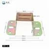 Accesorios para Muebles Bisagra de Cama Gruesa Personalizada Soporte de Esquina para Remolque de Cama Bloque de Madera Soporte Tira de Soporte para Cama Ferretería para Cama