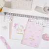 Joytop Serie Rosa Dulce de Hello Kitty - Cuaderno A5 Inalámbrico Cosido con Pegamento para Estudiantes, Notas de Clase