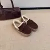 Nuevos Zapatos de Algodón Birkenstock Estilo Chino de Cobertura Total para Mujer 2026 Invierno Nuevos Retro Slip-on Con Felpa Calientes Zapatos de Frijol Zapatos Casuales