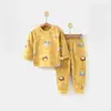 Conjunto de Ropa Interior de Algodón para Niños para Primavera y Otoño, Ropa de Otoño para Bebé, Conjuntos Separados de Otoño para Niños y Niñas, Capa Base Personalizada para Bebés