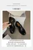Mocasines Retro Británicos de Piel Suela Blanda para Mujer 2026 Nuevos Punta Redonda Suela Gruesa Zapatos Pequeños de Piel Tacón Grueso Slip-on