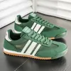 Sapatos Masculinos, Primavera e Outono Clássicos Retrô com Sola Fina, Sapatos Casuais Esportivos, Tênis Masculinos Modernos Versáteis com Bloqueio de Cor, Confortáveis Sapatos de Treino Alemães, Tênis