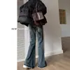 Pantalones Acampanados Sueltos de Cintura Alta Retro Nuevos Llegados de Moda para Mujer para Otoño e Invierno