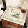 Nuevo Mantel Protector de Mesa de Noche Estilo Chino, Mantel Bordado, Impermeable, Resistente al Aceite, Lavable, Mantel Resistente al Calor, Mantel a Prueba de Polvo para Dormitorio