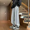 Pantalones deportivos de tiras de estilo americano de alta resistencia para hombre, nueva marca de moda para primavera y otoño, talla grande, casual, versátiles, pantalones deportivos