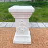 Ornamentos Decorativos de Coluna Romana Europeia Coluna de Casamento Base para Vaso de Flores Externo Jardim Retro Pátio Paisagismo