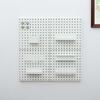 Painel Perfurado Prateleira de Parede DIY Quadro de Mensagens Furo Redondo Pendurado na Parede Multifuncional Armazenamento e Exibição Prateleira de Joias