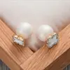Novos Brincos de Pérola 2019 Agulha de Prata Esterlina Japonesa e Coreana Atmosfera Elegante de Negócios Moda Versátil Brincos Elegantes Simples para Mulheres