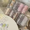 Estilo Coreano Ins Pintado a Mano Graffiti Primavera Arte de Uñas Papel de Transferencia Chica Linda Estrellas de Empalme Lindas Mascotas Decoraciones para Uñas