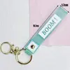 Popular Versátil Cordón de Cuero Labubu Colgante de Cordón de Cuero Color Caramelo Degradado Colgante de Bolsa de Pegamento Suave de PVC