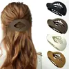 Popular Pinza para el Cabello de Amazon Mejorada Pinza Plana Ovalada en Forma de Diamante para el Cabello Pinza de Tiburón Sin Costuras para Mujer Accesorio para el Cabello en la Parte Posterior de la Cabeza