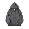 Nueva sudadera con capucha de felpa 100% algodón, tamaño extragrande para hombre, streetwear casual y versátil, corte holgado, personalizable