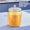 Frasco Sellado de Plástico Transparente Grado Alimenticio Té Medicina Tradicional China Dinerel Frasco de Almacenamiento Dulces Galleta Snack Frasco de Almacenamiento Grande