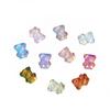 Uñas DIY decorativas diamante plano oso lindo animal Cristal moca tridimensional gato diamante de vidrio plano mayoreo
