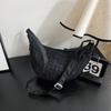 Bolso bandolera para mujer casual que combina con todo, diseño de nicho Ins, bolso de hombro a cuadros, bolso de axila, bolso dumpling para estudiante y viajero