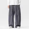 Otoño/Invierno 2026 Ropa Nueva Transfronteriza para Hombre Estilo Chino Pantalones de Pana de Pierna Ancha Amazon Tallas Grandes Pantalones Casuales de Moda para Hombre