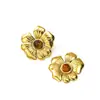 Pendientes Grandes Geométricos Exagerados con Estilo Ins Europeo y Americano para Mujer Nicho Acero de Titanio de Alta Gama Pendientes de Moda Chapados en Oro de 18K