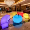 Banqueta Mesa Luminosa LED KTV Bar Móveis Luminosos Mesa de Centro Exterior Impermeável Luz Colorida Banqueta em Arco