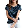 Playera de Verano de Alta Gama de Ácido Acético de Manga Corta