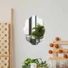 Suministro de fábrica Adhesivo de pared de espejo autoadhesivo Espejo acrílico Espejo de maquillaje Dormitorio Hogar Espejo decorativo Espejo suave