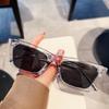 Gafas de sol de estilo europeo y americano con montura pequeña y diseño de ojo de gato, modernas y avanzadas para hombre, gafas de sol de estilo cibernético para celebridades, gafas retro personalizadas con diseño transfronterizo para mujer.