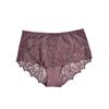 Ropa Interior de Moda Europea y Americana Talla Grande para Mujer Algodón Puro en la Entrepierna Combinado con Encaje Transpirable Sin Costuras Bikini Transfronterizo