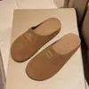 Zapatos de Exterior para Mujer Birkenstock Medio Pantufla Modelo Nuevo 2026 con Aumento Oculto de Altura, Zapatos de Mujer Slip-On de Suela Suave, Pantuflas Retro Cerradas para Flojera