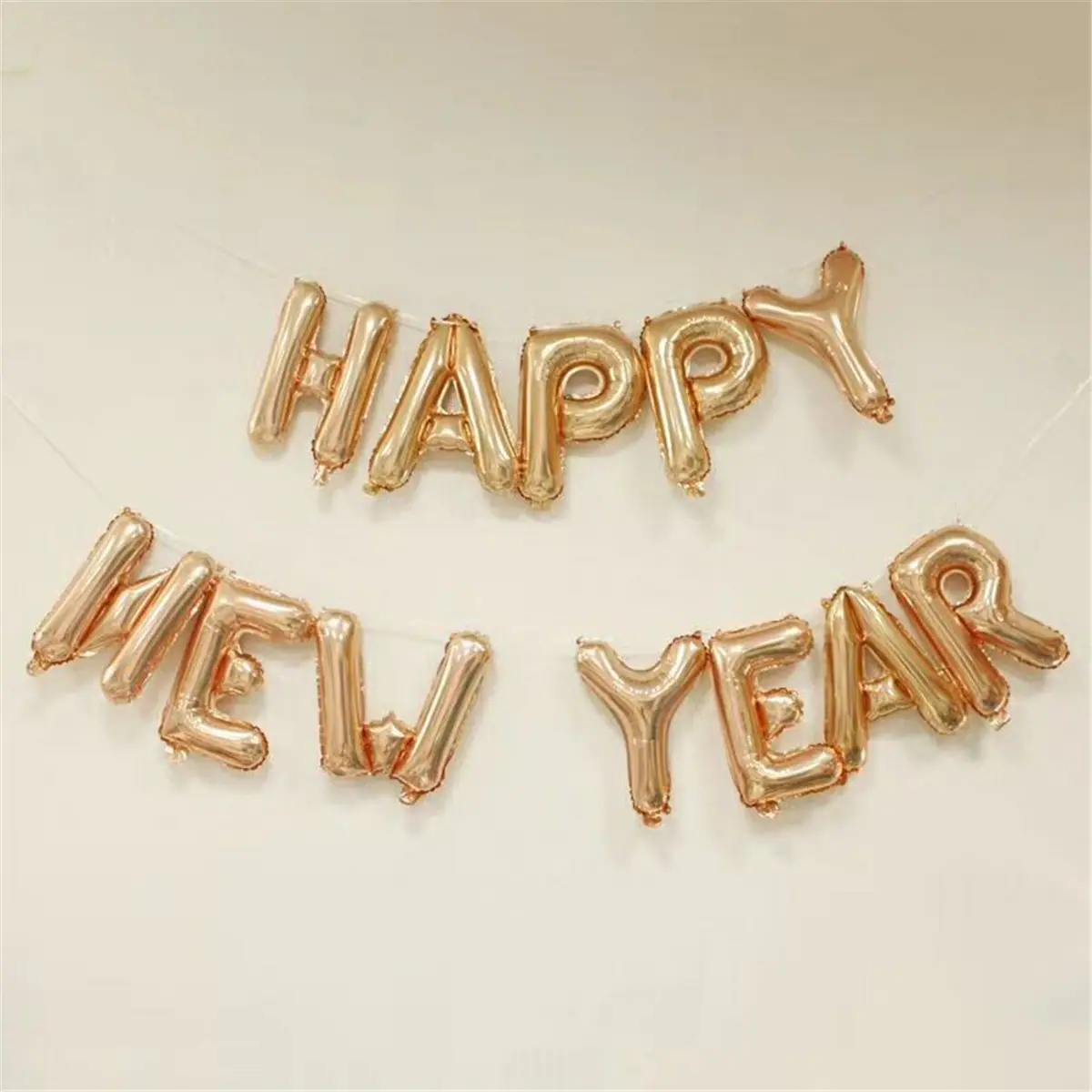 happy new year新年快乐气球套装