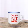 Taza de Té de Cerámica Esmaltada Imitación, Copa Pequeña de Vino Clásica Creativa Nostálgica, Taza Mini Linda Popular de Atracción Turística, Precio Especial