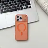 Funda Magnética de PC Hielo Niebla Manzana Ultra Delgada Adecuada para iPhone 18 Pro Max Semitransparente 15 Funda Protectora