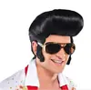 Cantor de Rock Elvis Presley Cosplay Festa de Halloween Peruca de Dança Adereço de Cabeça Masculino Fabricante de Xuchang