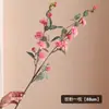 Flor Artificial Camélia Decoração de Casamento Flor Falsa Pastoral Decoração de Janela de Casa Arranjo de Flores para Mesa de Casa