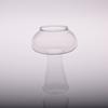 Copa de hongo de vidrio de borosilicato, estilo ins, vaso de vidrio para bebidas, leche, jugo, forma creativa, copa de cóctel