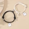 Traje de Joyería de Halloween Pulsera Magnética Accesorios DIY Nuevo Aceite Goteando Fantasma Calabaza Cuerda de Mano Pulsera de Pareja