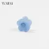 Pinza para el Cabello de Flor de Acetato Wjia Nueva en Colores Macarrón, Tamaño Pequeño para Mujeres, Accesorio para el Cabello para Flequillo de Medio Recogido
